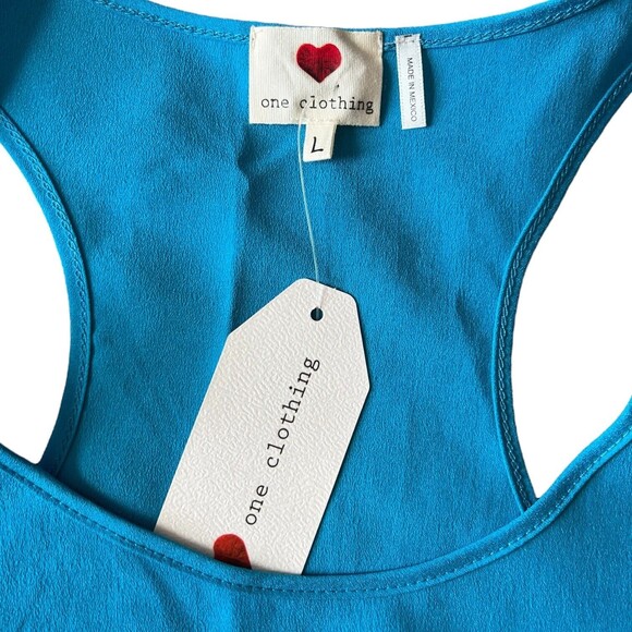 Express Stretch Mini Skirt Size 9/10 Floral With Free NWT Blue Tank Top Large - Picture 12 of 12